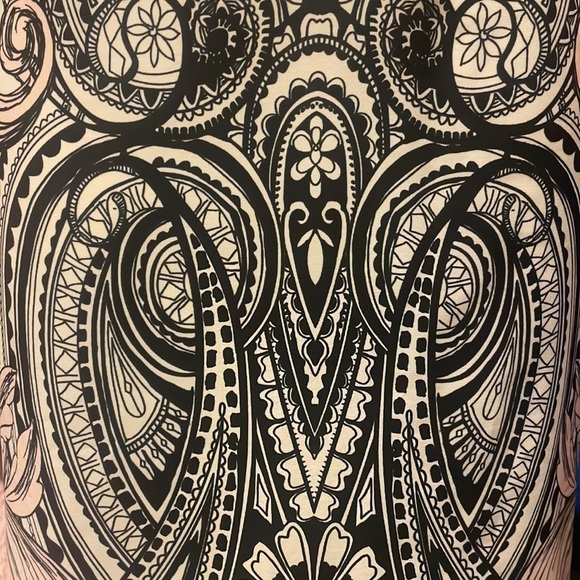 𝅺WINDSOR Black & Cream‎ Dress - Picture 3 of 9